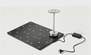 Lumen Pro Silver on the Wireless Charging Tray
