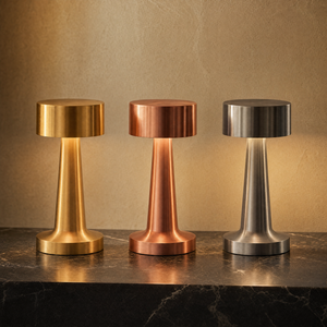 Refresh Decor Restaurant Lamp in Gold, Copper and Nickel finishes